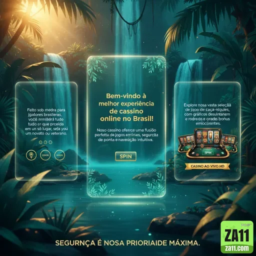 za11 - interface premium - Cadastro na Plataforma